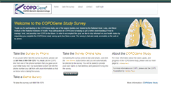 Desktop Screenshot of copdgenestudy.org