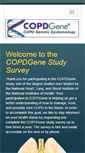 Mobile Screenshot of copdgenestudy.org